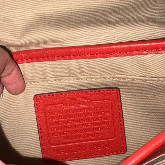 Coach Dark Orange Crossbody - Picture 10 of 10
